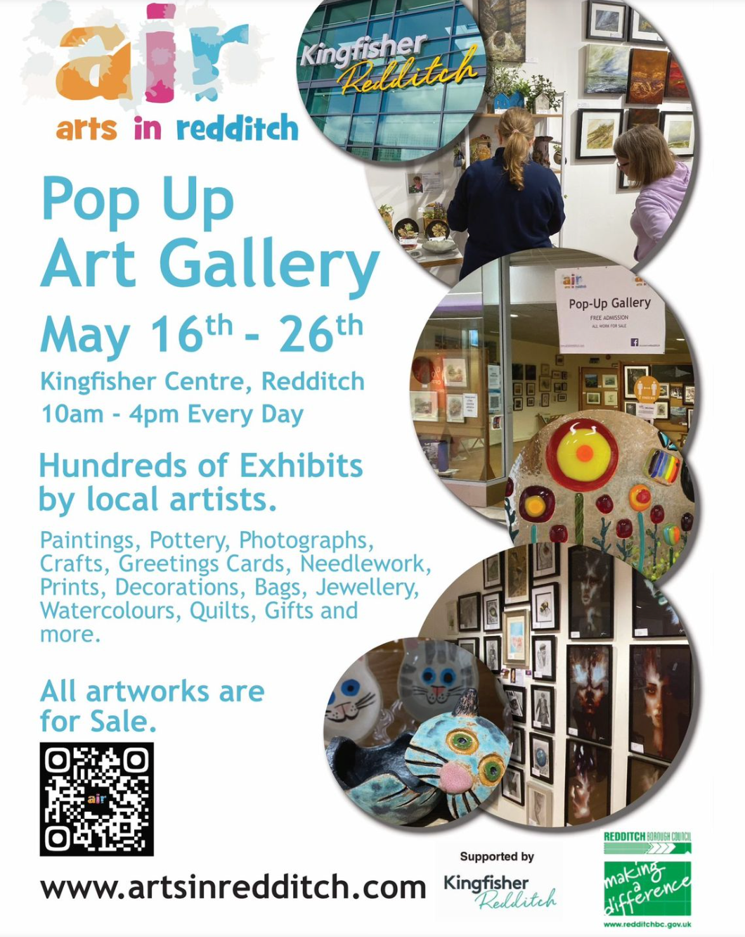 Pop Up Art Gallery May 16th - 26th 2024